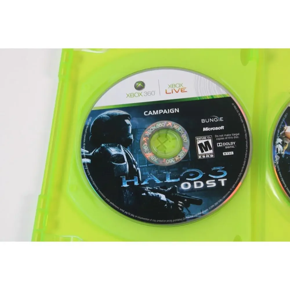 Halo 3: ODST (Microsoft Xbox 360, 2009) Authentic, tested/works